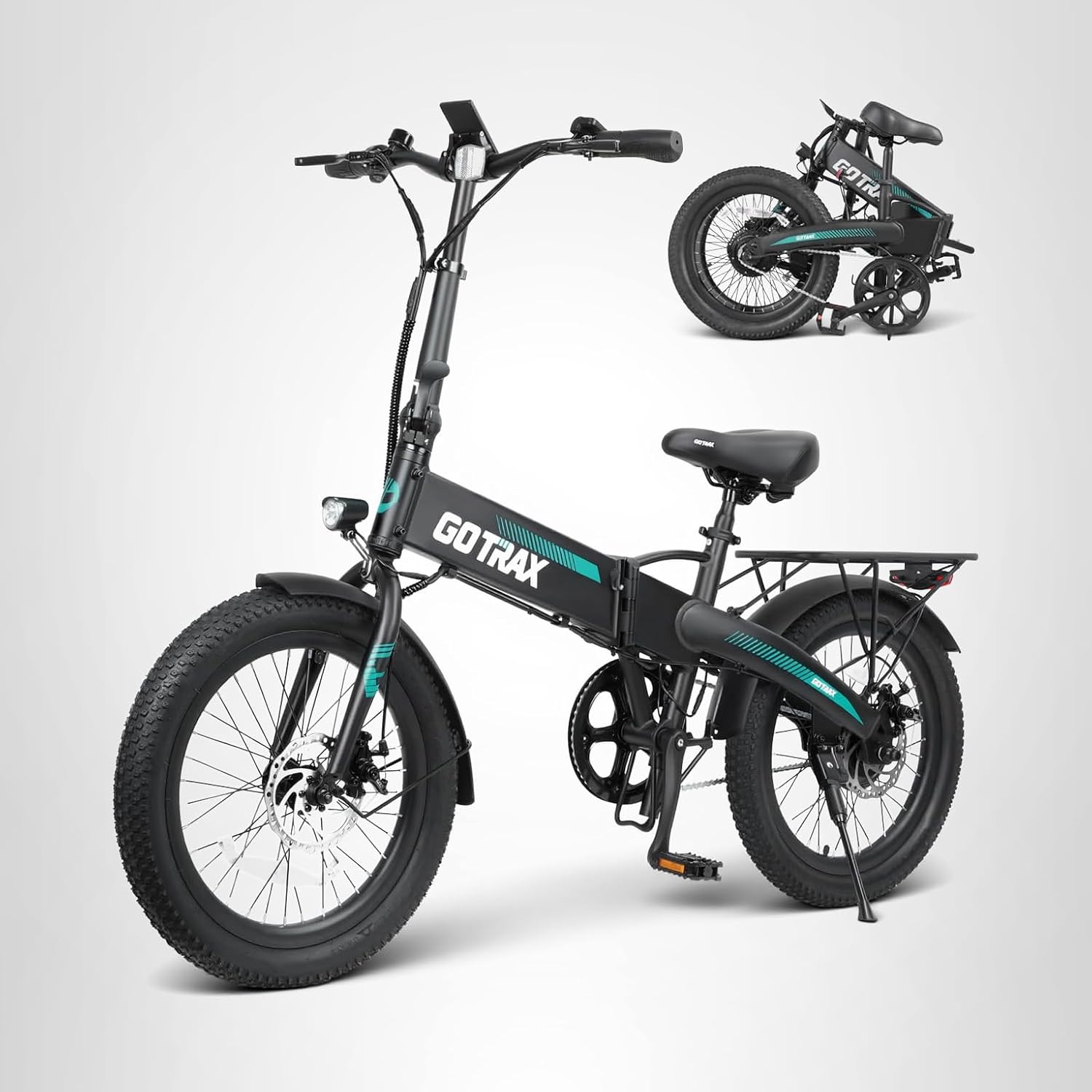 20" FOLDING ELECTRIC BIKE w/40 Miles (Pedal-assist1) by 48V Battery