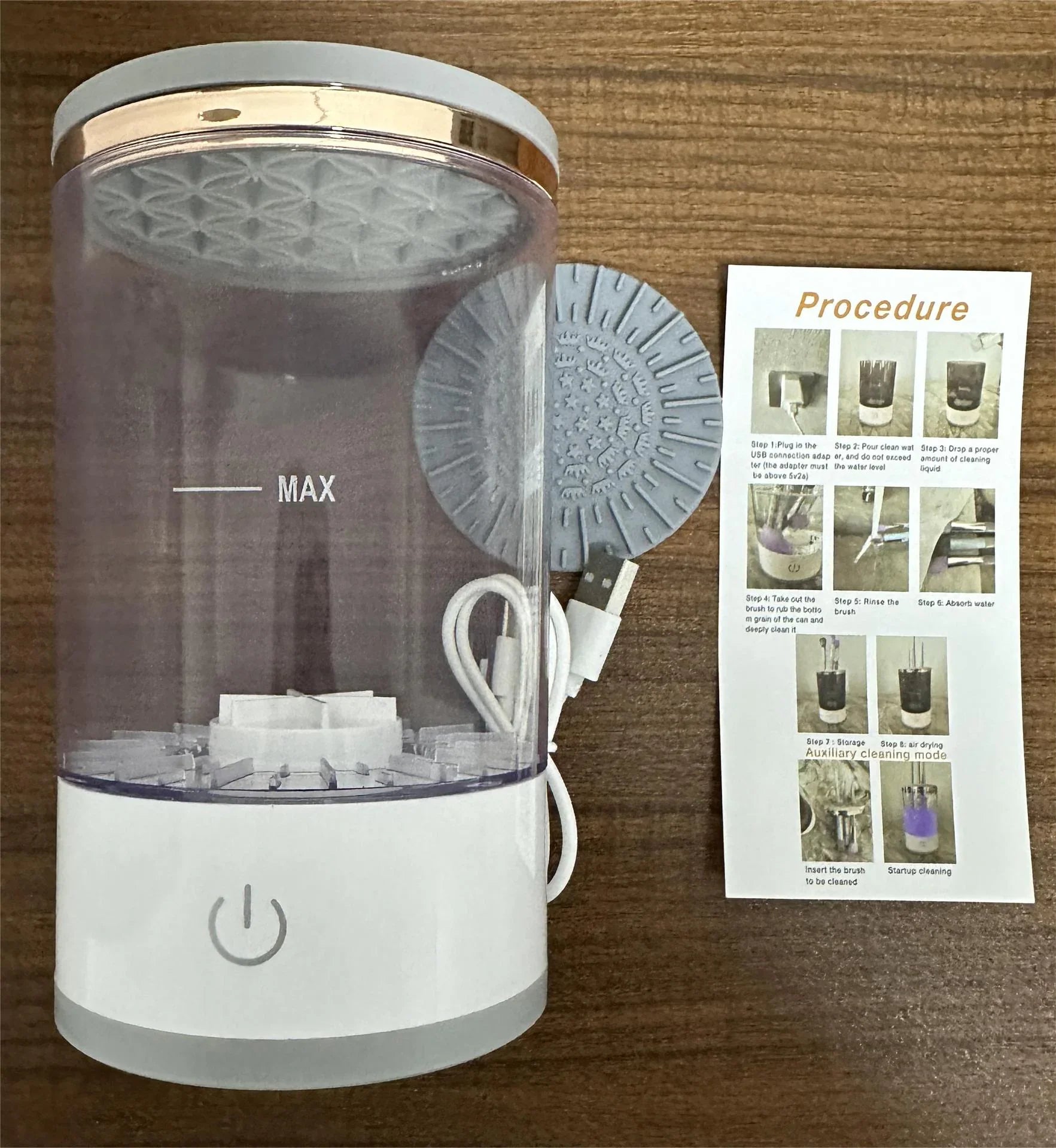 MAKEUP BRUSH CLEANER - Cleans & Dries in Seconds