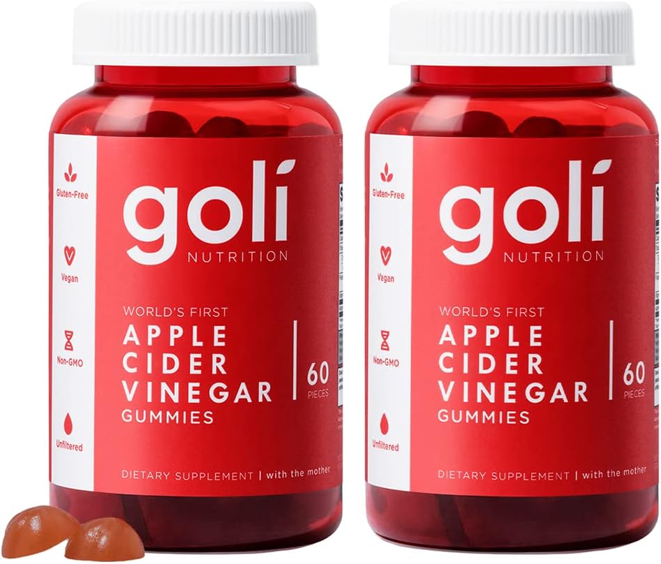 GOLI Nutritional Supplement, Apple Cider Vinegar GUMMY VITAMINS Nutrition