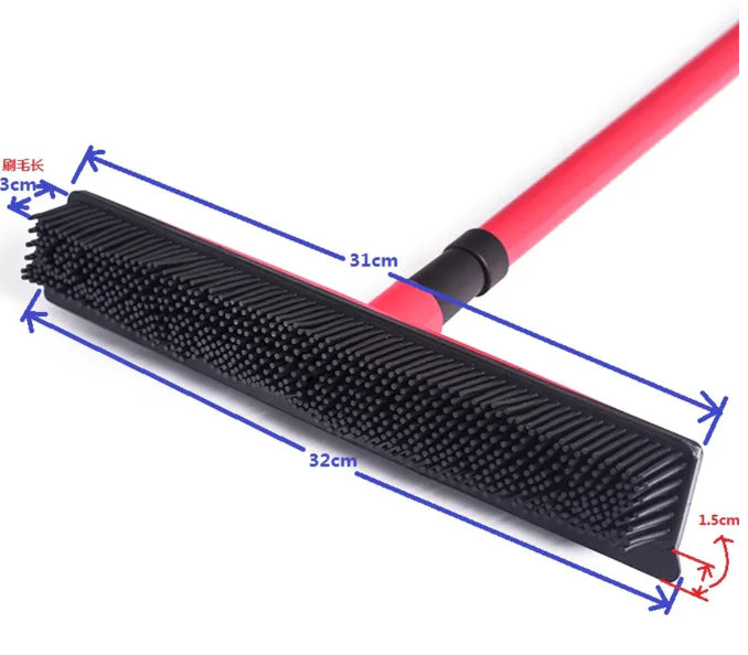 PET HAIR REMOVAL - Broom Mop for Carpets & Floors