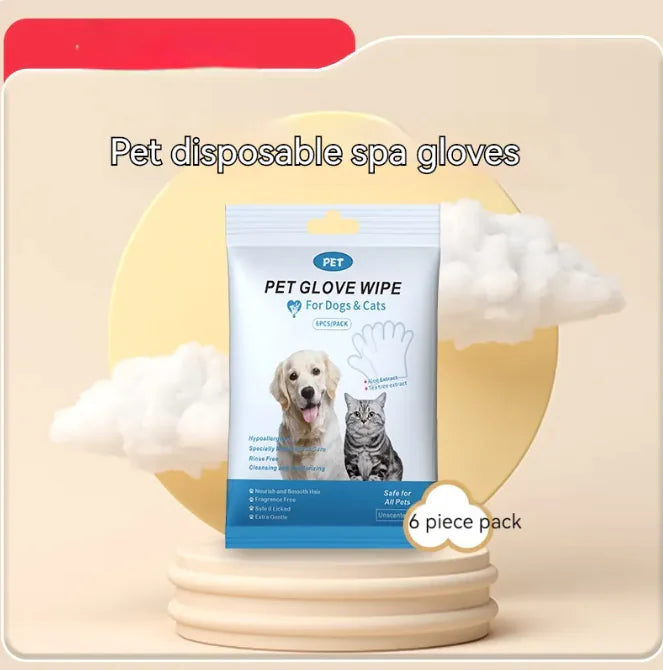 Pet Cleaning GLOVES & WIPES - Daily Hassle Free Hygiene