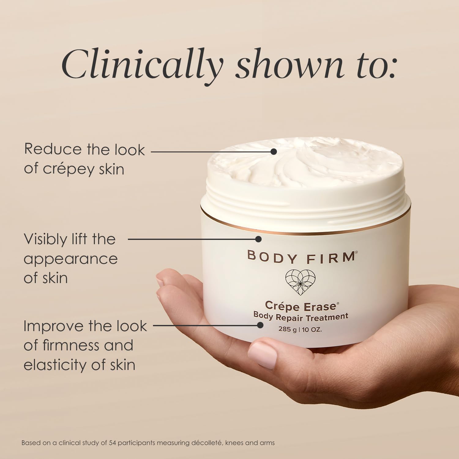 Body Firm CREPE ERASE, Anti-Aging WRINKLE Cream