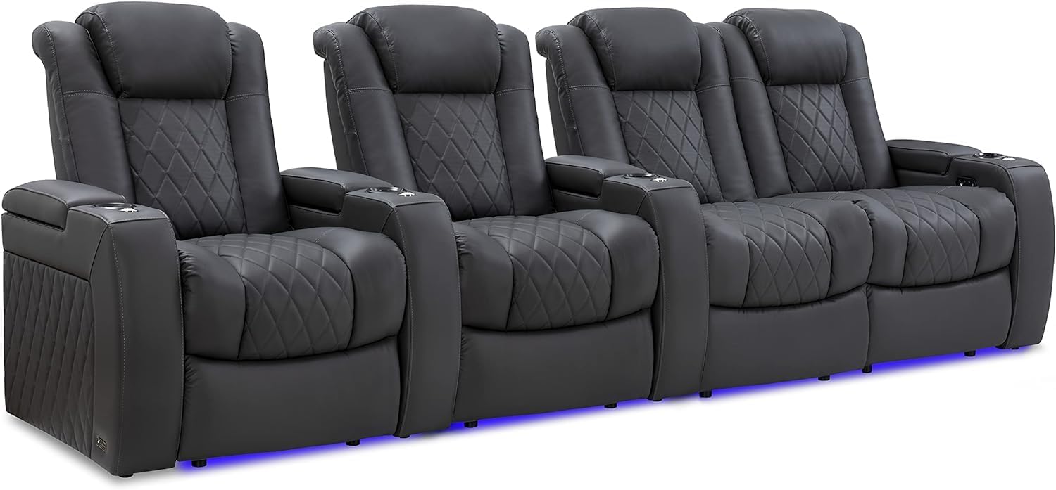 Home THEATER SEATING | Premium Top Grain ITALIAN Nappa 11000 Leather