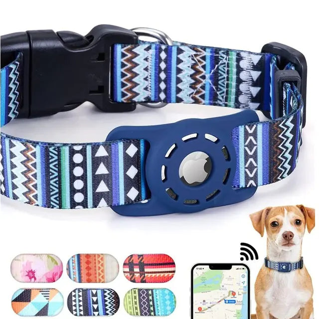 DIGITAL Printing COLLAR for Apple Airtag - EASY TO FIND, Safety, Peace of Mind
