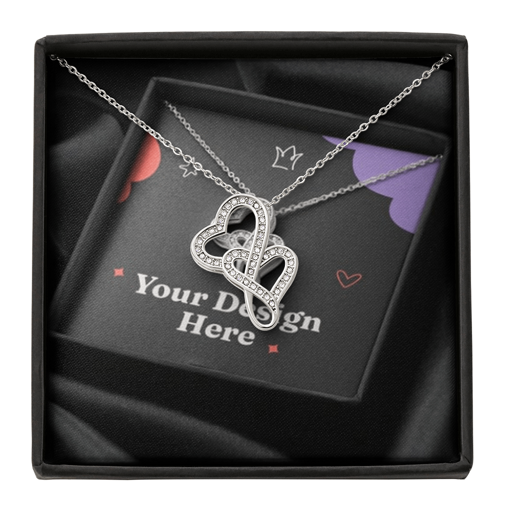 Stunning HEART TO HEART Pendant Necklace - Perfect Gift