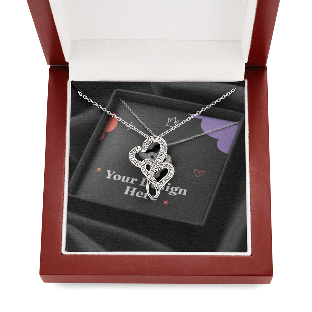 Stunning HEART TO HEART Pendant Necklace - Perfect Gift