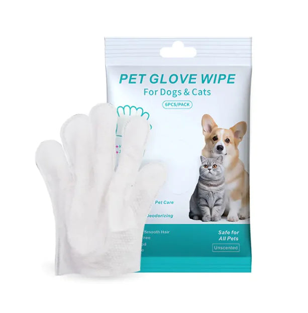 Pet Cleaning GLOVES & WIPES - Daily Hassle Free Hygiene