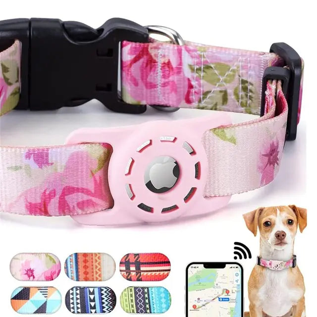 DIGITAL Printing COLLAR for Apple Airtag - EASY TO FIND, Safety, Peace of Mind