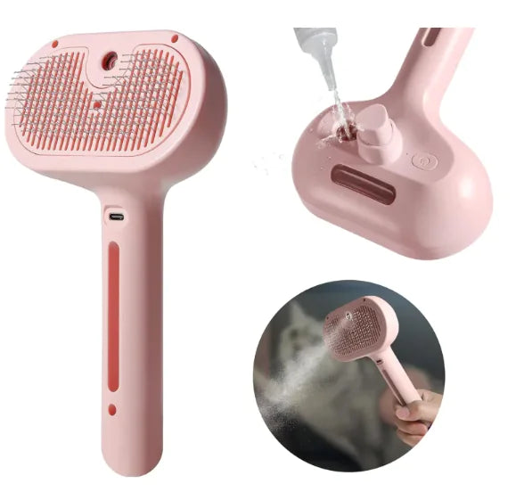 DOGS & CATS  Hair Spray Brush - Remove SHEDDING HAIR