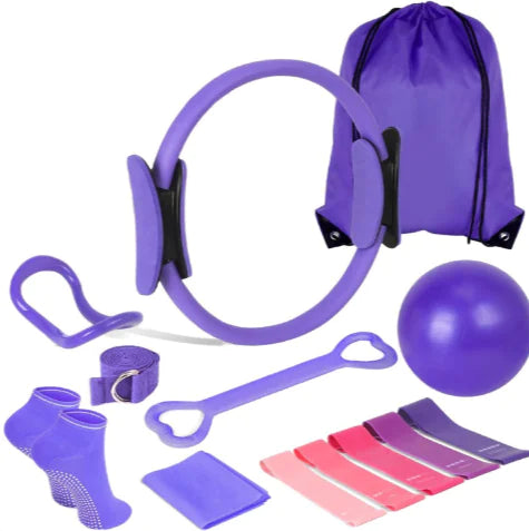 13-Piece YOGA & PILATES Set  - FULL BODY WORKOUT